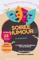 Soirée Humour à Châtelneuf Samedi 28 Février 2026 à 20h30