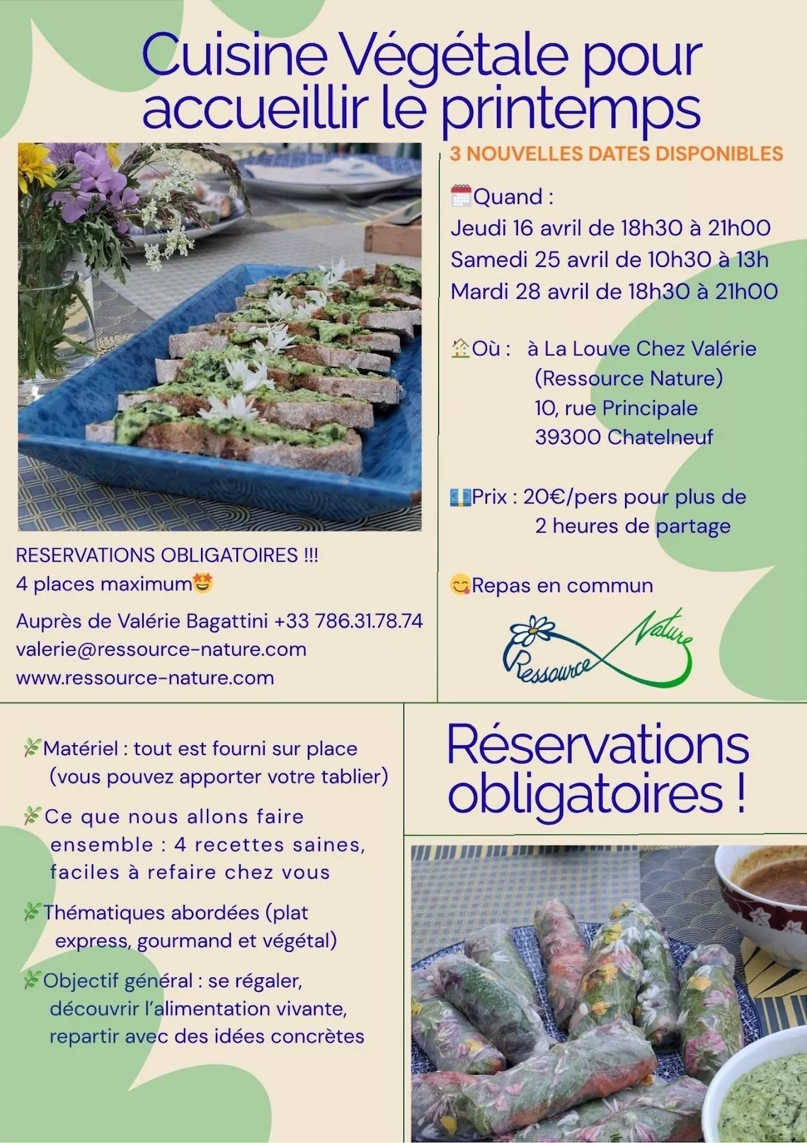 ATELIERS CUISINE VEGETALE 