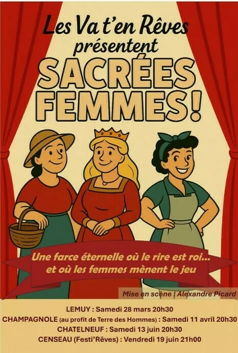 Théâtre à Châtelneuf avec les Va t'en rêve