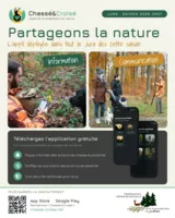 Application pour mieux cohabiter dans la nature en période de chasse